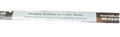 Accu-Stats 2000 World One-Pocket Shannon Daulton vs. Corey Deuel DVD