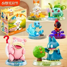 Official Blokees Pokemon Bulbasaur Squirtle Scorbunny 1:18 Action Figures BNIB