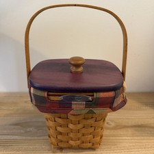 2006 Longaberger Dresden Tour Basket SET Signed Wendy 2 Jerry 3 Larry 4 Jeff 12