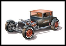 Amt 1925 Ford T Chopped 125 Scale Model Kit New Toy