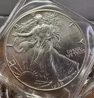 1989 US Walking Liberty 1 oz Fine (.999) Silver Dollar Coin