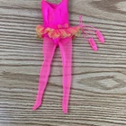 Vtg Mattel Barbie Doll Pink Prima Ballerina Outfit #1787 Tights Leotard Shoes