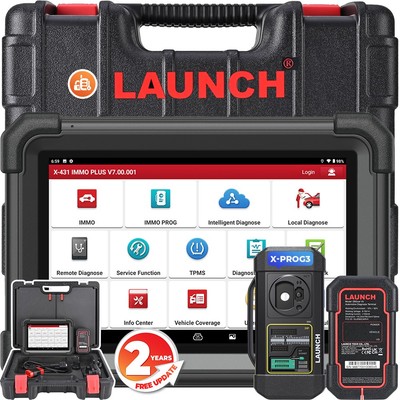 Launch X431 IMMO PLUS X-PROG 3 Key Programmier OBD2 Diagnosegerät ECU Codierung