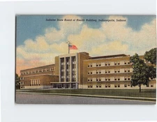 Postcard Indiana State Board of Health Building Indianapolis Indiana USA