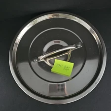 Stainless LID ONLY 9.75" Outer Edge For Stock Pot Replacement