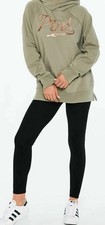 Victoria's Secret Pink Bling Legging Hoodie  Leggings Set Chalk Green Sm