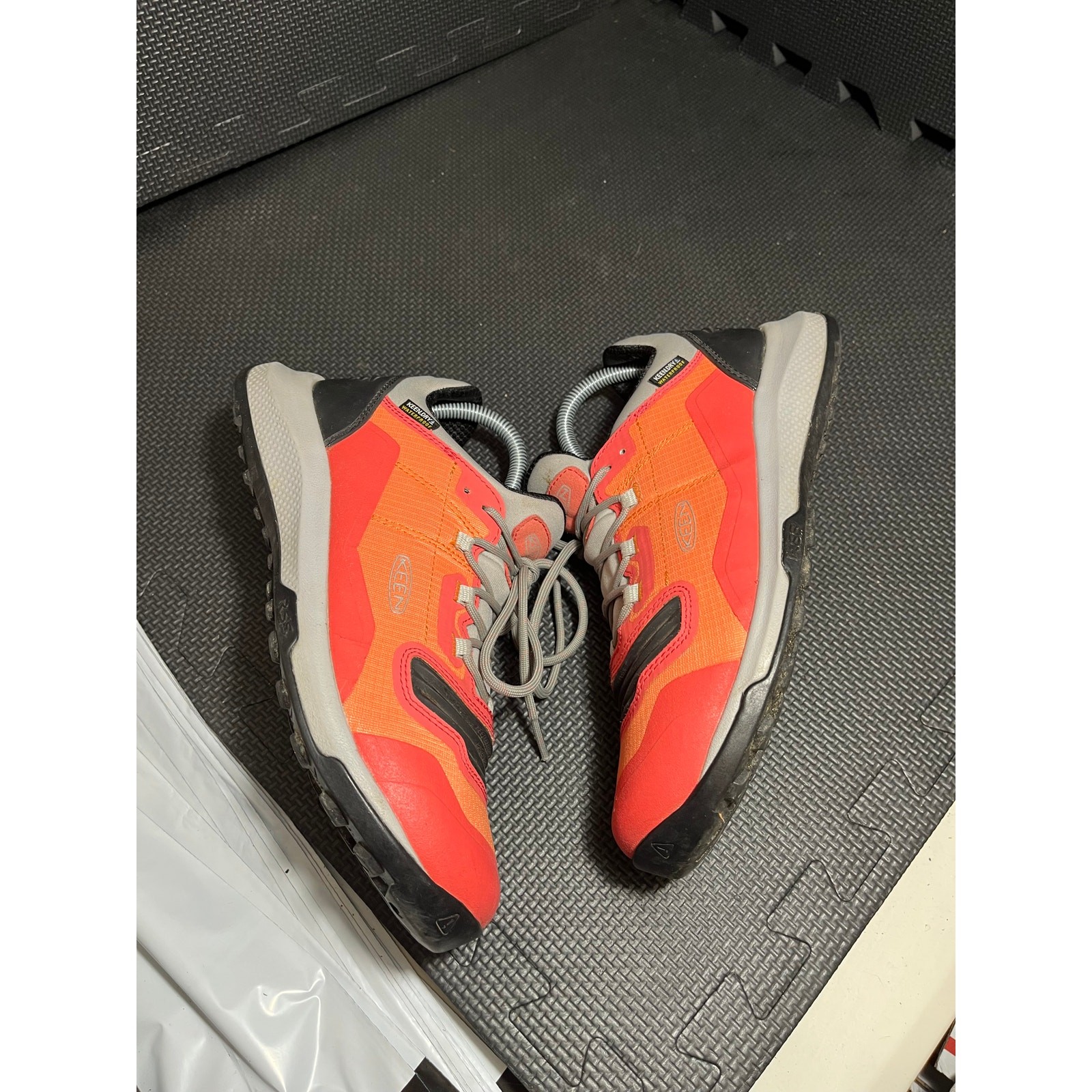 Scarpe da trekking Keen Donna Tempo Flex Impermeabili Arancione Sneaker Taglia 8