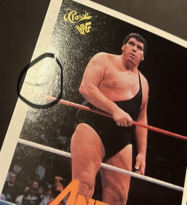 1990 CLASSIC ANDRE THE GIANT TITAN SPORTS WWE WWF #130 @ NOT