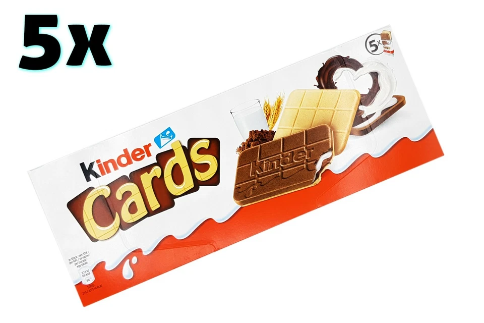5x cajas tarjetas Kinder 🍫 640g | 1,4lbs en total desde Alemania ✈ ENVÍO CON SEGUIMIENTO Foto 2 de 3
