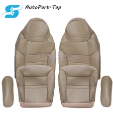 Fits Ford Excursion XLT 2000 2001 Driver Passenger Bottom Top Leather Seat Cover