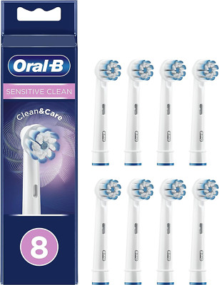 Oral-B Sensitive Clean Replacement Brush Heads 8 count