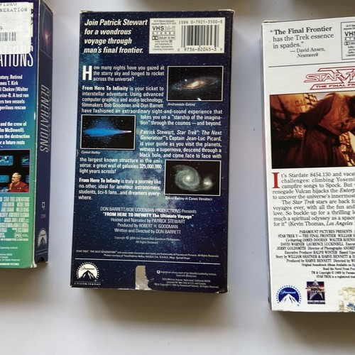 Star Trek VHS Lot 8 Movie TV Show Collection Cage Infinity Insurrection Sci-Fi - Picture 18 of 20