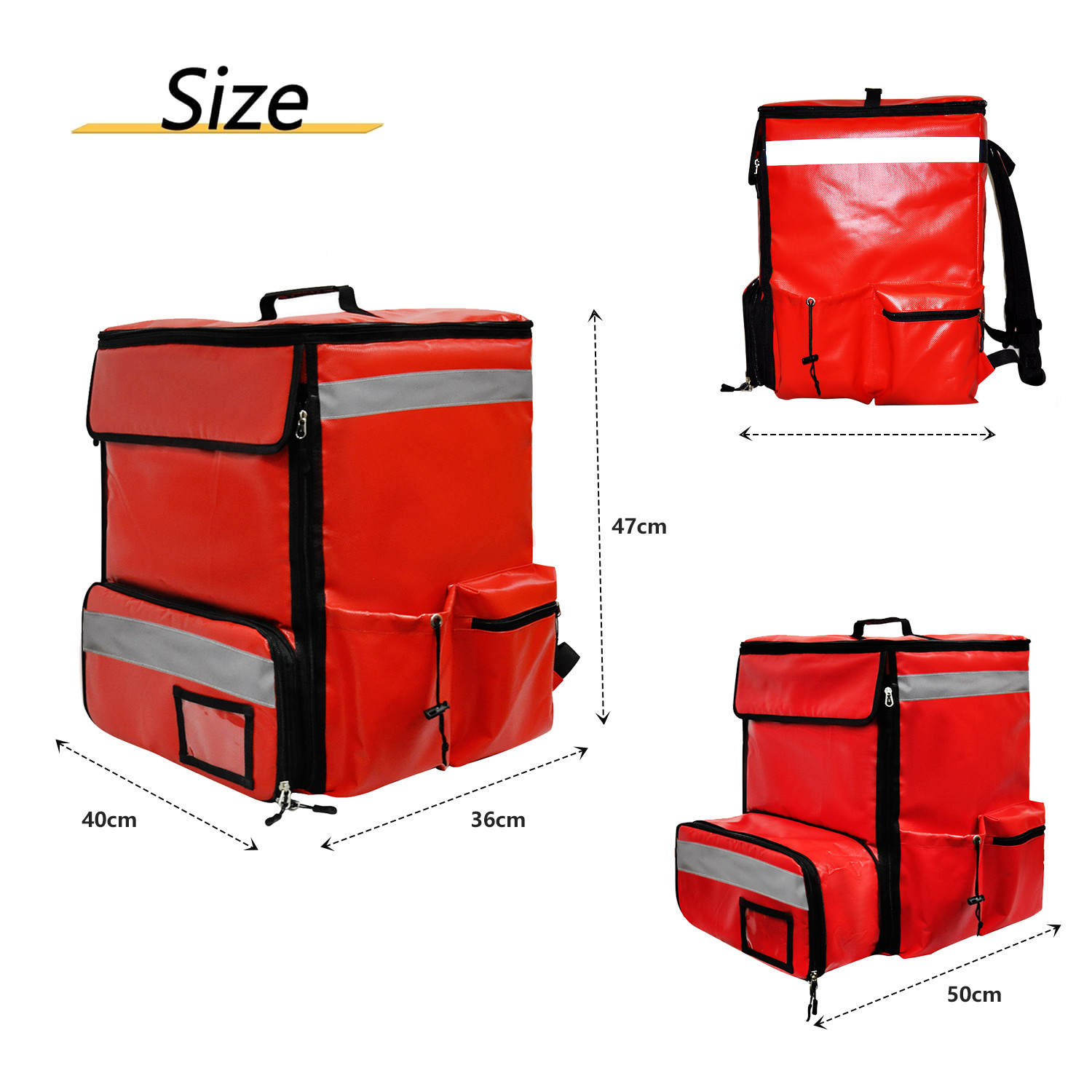 Doordash Insulated Delivery Backpack Thermal Cooler Food Bag Actutun