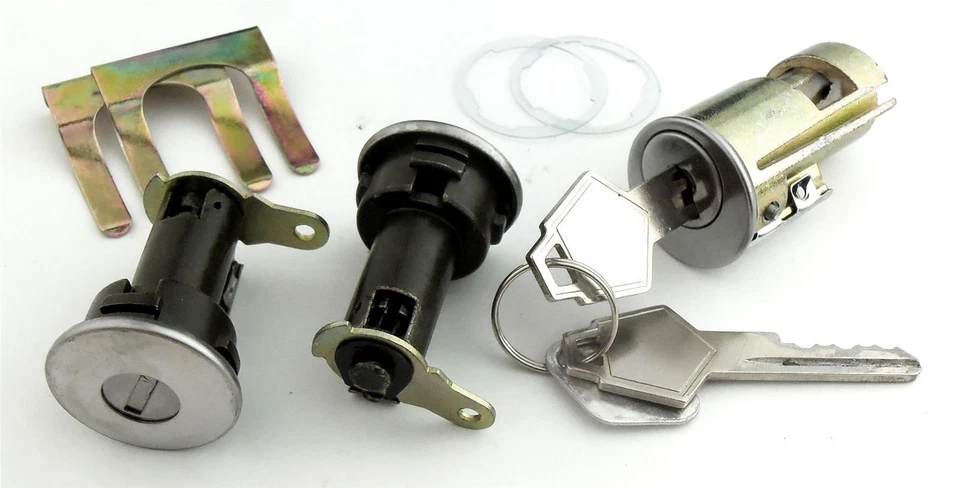 Dodge Chrysler Plymouth 1969 A B carrocería cerraduras puerta de encendido con llave igual Foto 2 de 2