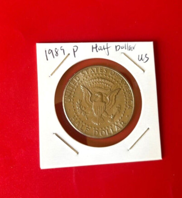 1989 P Kennedy Halb Dollar - Schöne US Knopfzelle