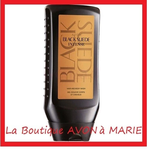 BLACK SUEDE INTENSE Gel Shampoing Douche pour HOMME AVON NEUF - Photo 1/1