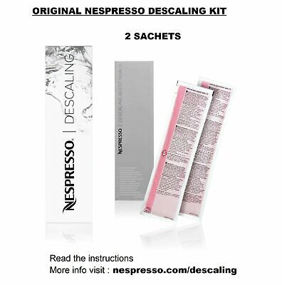 Original Nespresso Set Cleaning and Descaling Kit for Capsules Coffee Machines 