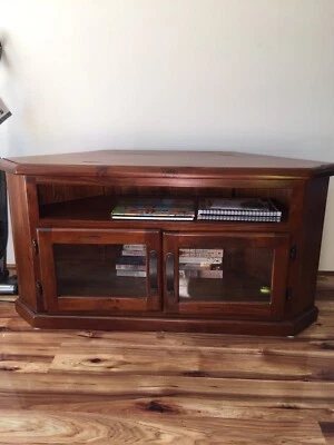 Wooden Corner Tv Cabinet Entertainment Units Gumtree Wooden Corner Tv Cabinet