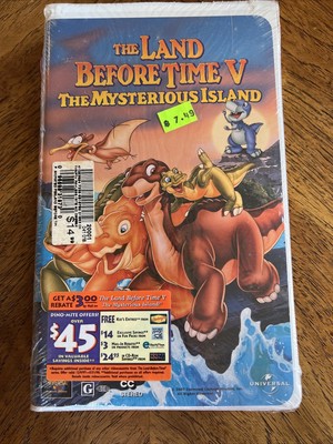 The Land Before Time V: The Mysterious Island (VHS, 1997, Clamshell ...