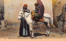 EGYPT - Egyptian Types and Scenes - Arab Family - Publ. LL 11