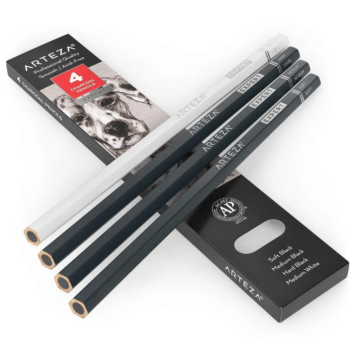 Arteza Charcoal Pencil Set