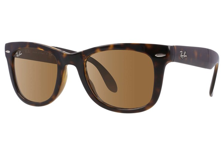 Ray-Ban Wayfarer Folding Classic Havana Brown Lens  display picture 1