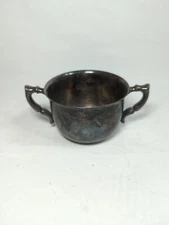 Vintage EPNS Poole Silver Company Sugar Bowl W/ Handles