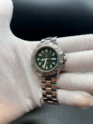 Breitling Colt Quartz Stainless Steel Green Dial M50036 With