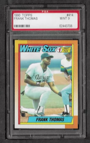 1990 TOPPS `PSA 9` #414 `FRANK THOMAS ` (2443708)