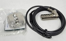 Targus PA410S-1 Defcon Notebook Security T-Lock Serialized Combo Cable Lock