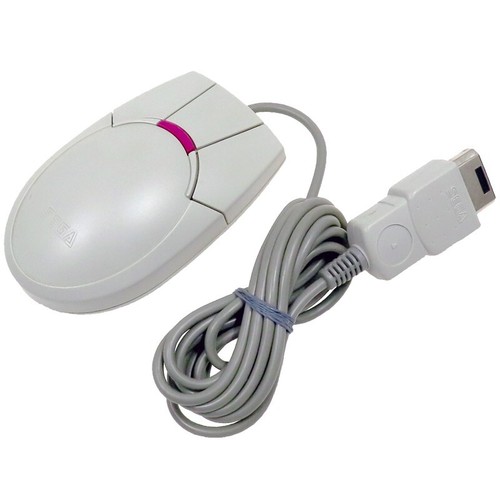 Sega Saturn White SHUTTLE MOUSE Controller Only Japan Import HSS-0139 Working - Picture 1 of 2