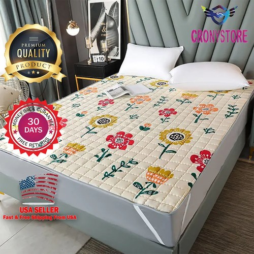 Queen Size Mattress Topper, 1200 GSM Cooling Cushion, Mattress Pad for Back Pain - Picture 95 of 124