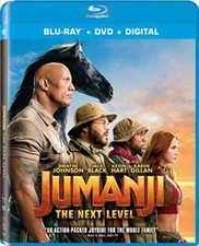 Jumanji: The Next Level Blu-ray - Blu-ray By Dwayne Johnson - GOOD