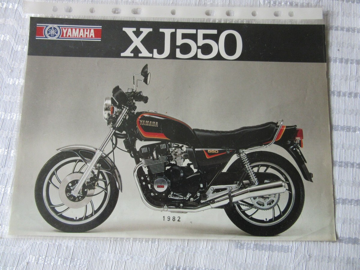 Yamaha XJ550 1982 Sell Brochure | eBay