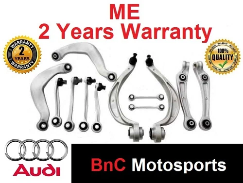 SUSPENSION CONTROL ARMS WISHBONE SET Audi A4 B8 A5 8TA 8T3 Q5 8R FRONT Rear