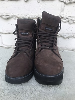 EUC Wolverine Manawa W01074 Dark Brown Work Boots Men display picture 3