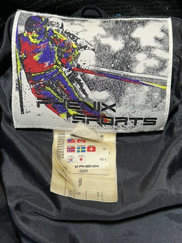 Vintage Phenix Sports Winter Mountain Ski Jacket Large rare 90’s Snowboard image 7