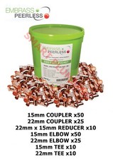 Copper End Feed Fittings 180 Fittings 15mm 22mm Mixed Fittings Heating Plumbers