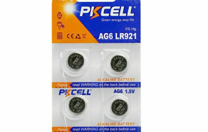 4X AG6 LR69 LR921 SR920W SR921 Alkaline 371 370 Watch Battery