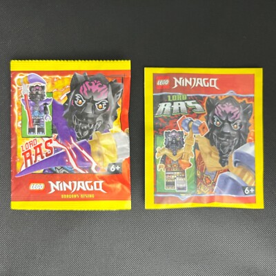 2 x Lego Ninjago Figur LORD RAS njo812 + njo862 Paperbags 892409 + 892309 ovp