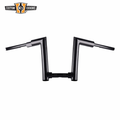 Gloss Black 2'' Fat 12  Rise Hulkz Handlebar Fit For Harley Road King Sportster
