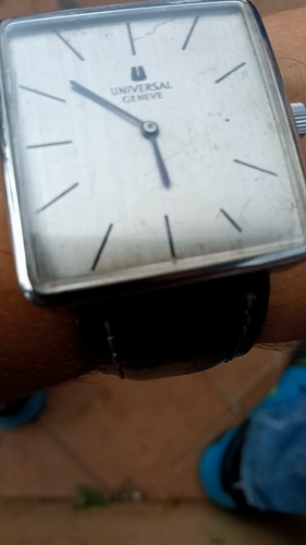 Universal Geneve Tank Style XL Rectangular Oversized 35mm Manual winding Watch - Video 1 of 1