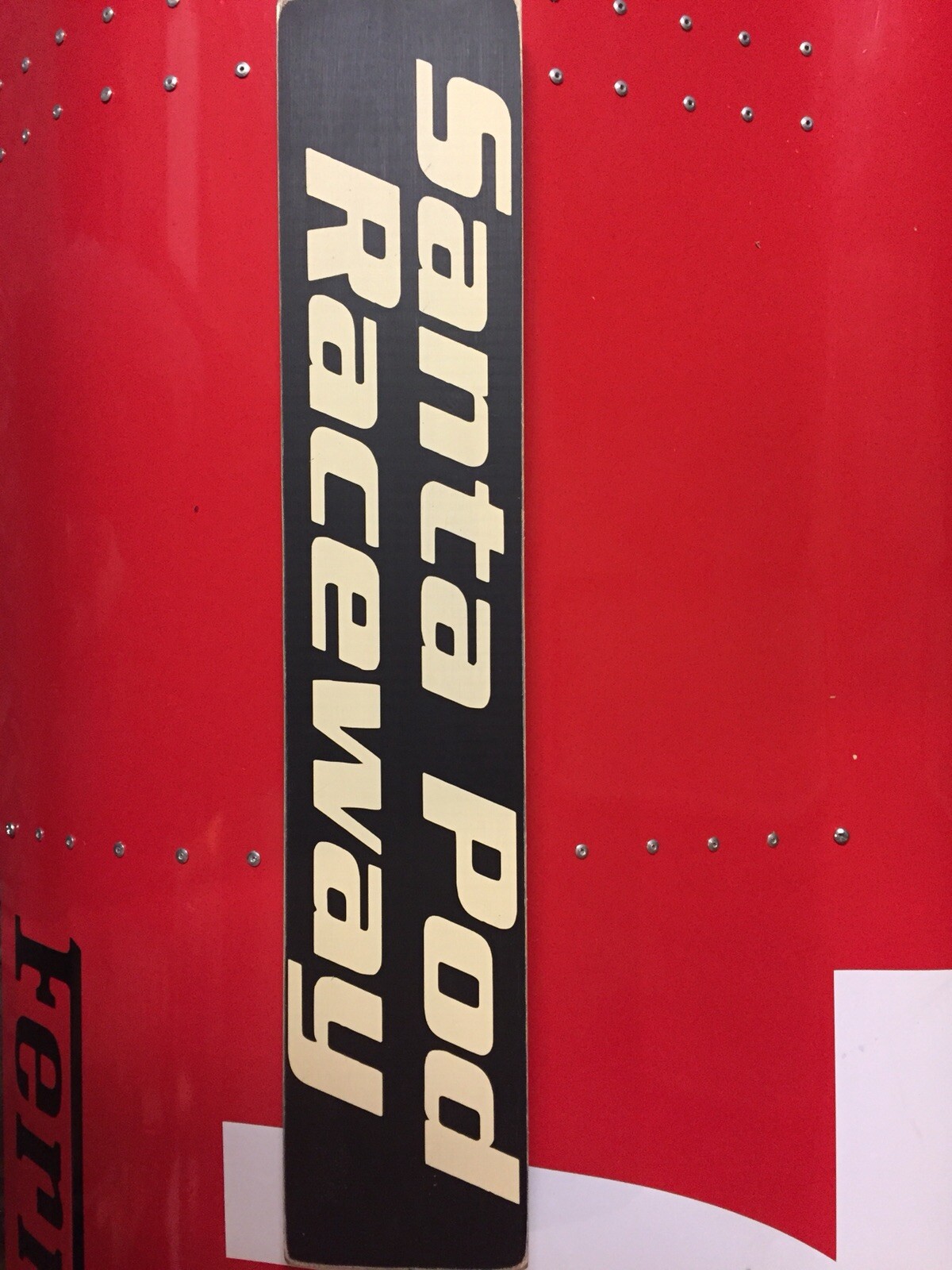 Santa Pod Raceway Sign Dragster Drag Racing Quarter Mile Old Style Gift ...