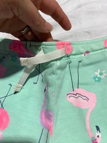 NWT Carter’s Kid toddler Girls Flamingo Pull On shorts with pockets green size 4 - Picture 4 of 8