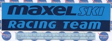 ADESIVO STICKER VINTAGE AUFKLEBER AUTOCOLLANT SKI SCI MAXELL SKI RACING TEAM