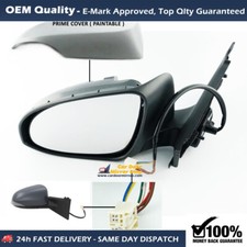 Fits Toyota Yaris 2012 - 2020 Wing Mirror Electric Unit (Prime) Left Hand Side.
