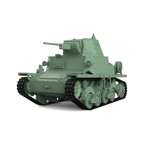 SSMODEL SS18680 1/18 Kit Modelo Militar Italia L6/40 Tanque Ligero - Imagen 2 de 5