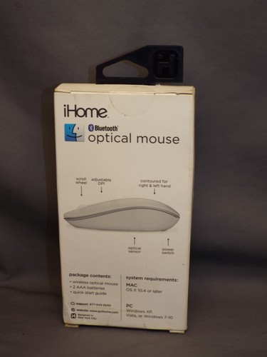 iHome WIRELESS OPTICAL MOUSE for MAC & PC USB-C USB-A Macbooks OS Windows Laptop - Picture 2 of 3