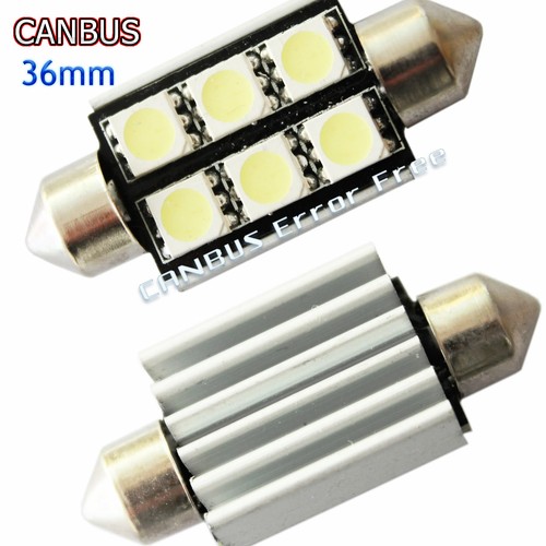 36mm C5W Festoon SMD LED Interior Light Number Plate Bulb Canbus Free