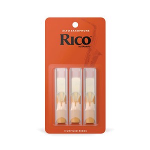Mint D'Addario Rico RJA0325 Alto Saxophone Reed 3-Pack, Strength 2.5